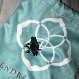 Kendra Scott Black drusy ring